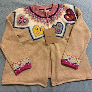 Baby Boden Edie Faire Isle Cardigan
